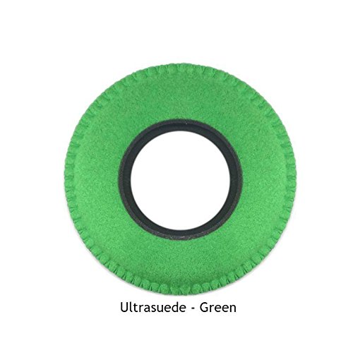 Extra Large Round Green Ultrasuede Eye Cushion For Sony F3, Sony HD (large padded eyecup)