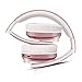 Bluetooth Headphones Over Ear, Mkay Stereo Wireless Headset with Microphone, TF Card and FM Radio for Cellphones Laptop TV (Rose Gold)