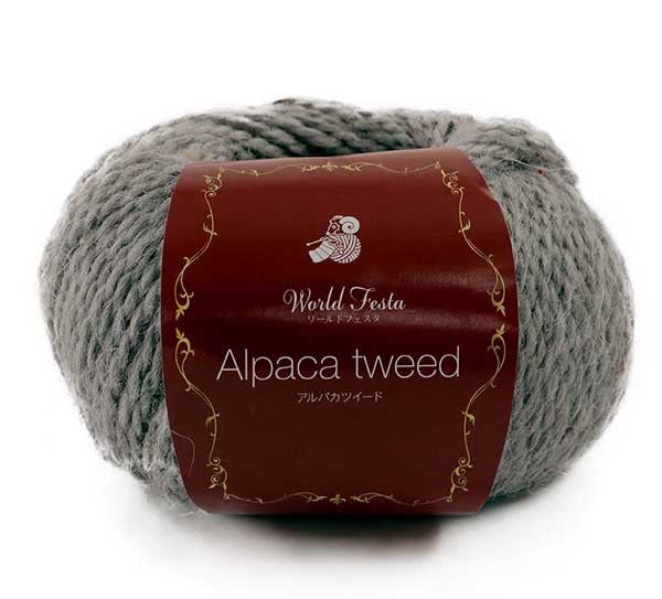 Photo 1 of ???? Fall/Winter Yarn: Alpaca Tweed - col.7 Ice Gray - World Festa - 70% Wool, 20% Alpaca, 8% Acrylic, 2% Polyester, 109 Yards