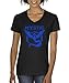 New Way 514 - Women's V-Neck T-Shirt Pokemon GO Team Mystic Emblem Logo Articuno