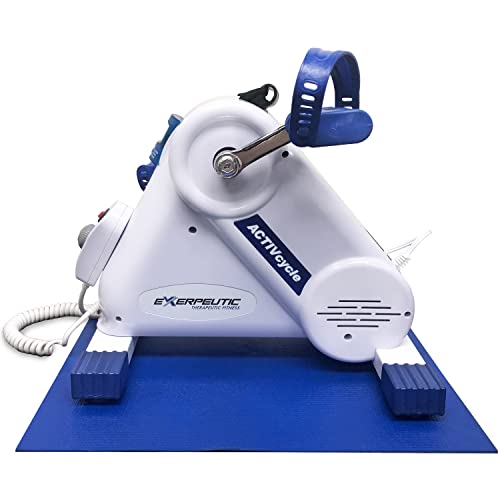 Exerpeutic Motorized Leg and Arm Pedal Exerciser Mini Exercise