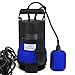 ZENY Submersible Pump 1/2HP 2000GPH 400W Clean/Dirty Water Pump Flood Drain Garden Pond Swimming Pool Pump