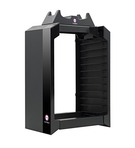 Numskull-Tower-Dual-Charger-for-Dualshock-4-Controller-Gamepad-Joystick-Stores-10-Games-PlayStation-4