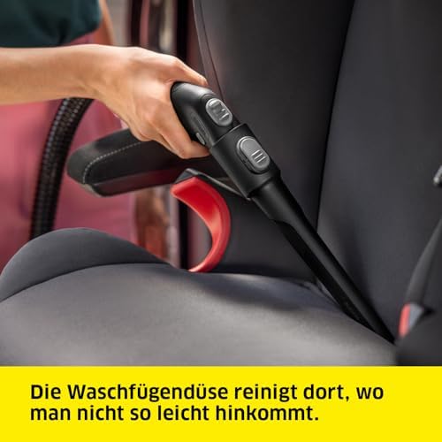 Waschsauger SE 3 Compact, Aufnahmeleistung: 500 W, Frischwassertank: 1,7 l, Fläche: 2,76 m2, Gewicht: 4,1 kg, Sprühsaugschlauch, Waschpolsterdüse und Waschfugendüse, Weiß