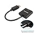 FEMORO DisplayPort to DVI Adapter 5-Pack, Display Port DP to DVI-I Adapter 1080P for All DP Port Computer, Laptop, Desktop - Black