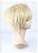 COSPLAZA Anime Cosplay Wigs Light Blonde Boy Short Halloween Hair