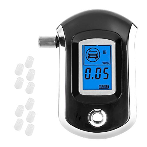 image for Smallrabbit Alcohol Tester 0-200 mg Breathalyzer Professional Grade Br