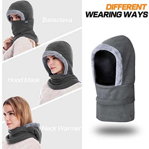 DIMPLES EXCEL Balaclava Fleece Hood Winter Warmer