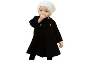 SWNONE Baby Coats Fall Winter Kid Baby Girl Cloak Button Jacket Clothes Baby Outwear Clothes