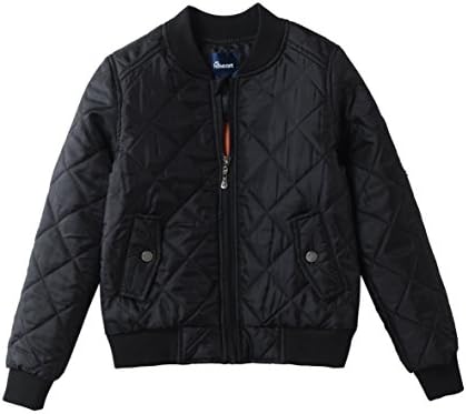 Hiheart Little Boys MA-1 Flight Quilted Bomber Padded Jackets