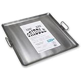 Chef King 7 Gauge Steel Griddle, 23 Inch x 23 Inch