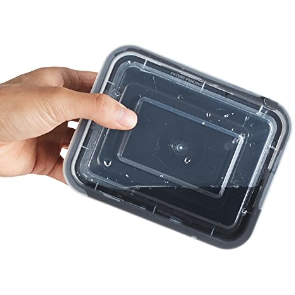 20 Travel & ToGo Food Containers Value Pack Single One Partment 12oz