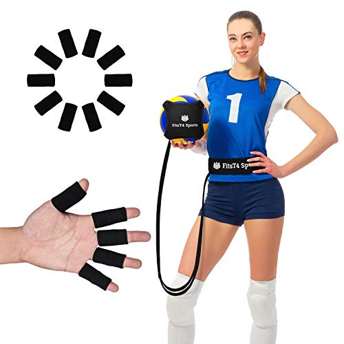 FitsT4 Volleyball Trainer, Volleyball Training Equipment Aid for Solo