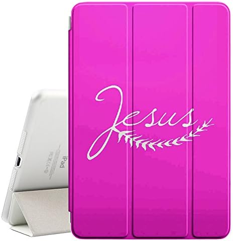 FJCases Christian Quotes Bible God Jesus Smart Cover Stand + Back Case with Auto Sleep/Wake Function for Apple iPad Pro (9.7")