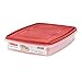 Rubbermaid - Egg Keeper-red Cover, 2 Pk, Holds 20 Jumbo Eggs, Clear, Plastic