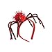 LUOEM Halloween Costume Spider Headband Scare Spider Dress Up Accessory Halloween Cap (Red)