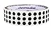 ChromaLabel 1/4 Inch Circle Sticker Labels, Easy to Write On Colored Sticker Dots, Permanent Color Coding Labels - 1000 Colored Sticky Dots per Roll, Black Stickers