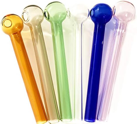 Raymond Chil Small Glass Oil Tube 4 inch （6Pieces ）