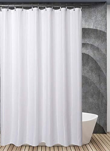 FeliceSuper Fabric Shower Curtain Liner or Shower Curtain, Machine Washable & Water Repellent, Weighted Hem, 72 x 72 inches for Bathroom