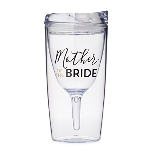 Mother of the Bride - Vino2go Insulated Wine Tumbler With Lid