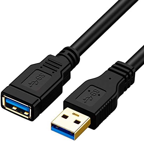 USB 3.0 Extension Cable, ShineKee 3ft USB 3.0 High Speed Extender Cord Type A Male to A Female for Playstation, Xbox,Oculus VR, USB Flash Drive, Card Reader, Hard Drive,Keyboard, Printer, Scanner