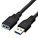 USB Extension Cable: Braided, Well Made, No Smell, Data Transfer Stable USB 2.0 A to B Cord Gold-Plated Aluminum Alloy Shell High Speed 480 Mbps (15 Feet)