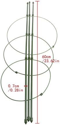 Poity Garden Plant Support Climbing Plants Conical Trellis Supporter Frame 60cm