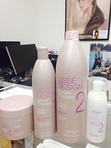 alfaparf lisse design keratin therapy smoothing treatment kit