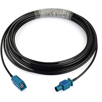 Bingfu Fakra Z Female to Male Vehicle Antenna Extension Cable 5m 16.5 feet for Car Stereo Android Head Unit GPS Navigation FM AM Radio Sirius XM Satellite Radio 4G LTE TEL Telematics Bluetooth Module