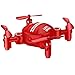 Drone for Kids Headless Mini RC Quadcopters Foldable Remote Control Helicopter Drones 2.4Ghz 6-Axis Gyro 4 Channels Indoor Flying Airplane With 3D Flip One Key Return for Beginner Drone Training (Red)
