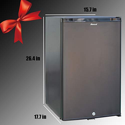 Smad Portable Single Door Absorption Mini Fridge No Noise With Lock