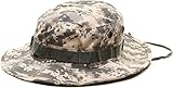 ACU Digital Camouflage Military Wide Brim Jungle Bucket Fishing Camping Boonie Hat with Chin Strap