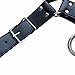 FEESHOW Men's PU Leather H Bulldog Adjustable Chest Half Harness (one Size, Black 2)