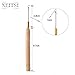Neitsi® Hair Extension Remove Pliers + Pulling Hook + Bead Device Tool Kits for Nano Rings Beads Loops (with L.Brown# Nano Rings)