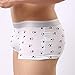 NEARTIME Men's Underwear, Trunks Sleepwear Men Boxer Briefs Shorts Soft Underpants (L) White