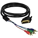 Monoprice 102508 6-Feet DVI-I to 3 RCA Component Video Cable (DVI-I-3-RCA)