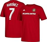 adidas Men's Atlanta United Josef Martinez #7 Player Red T-Shirt, (L)