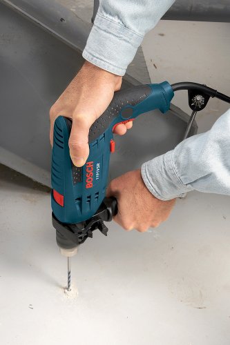 bosch 1191vsrk taladro de percusión de una velocidad de 120 voltios y 1/2 pulgada, azul