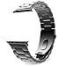 MoKo Compatible Band Replacement for Apple Watch, Stainless Steel Metal Replacement Band with Double Button Folding Clasp Fit iWatch 42mm 44mm Series 5/4/3/2/1 - Space Gray(Not Fit iWatch 38mm 40mm)