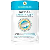 Method Smarty Dish Dishwashing Tablets, Fragrance Free, 20 Count (Pack of 6)