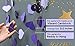 Purple Heart Garland – Paper Garland for Wedding, Bridal Shower, Birthday and Bachelorette Party Decorations – 120 Inches