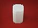 (10) Coinsafe Brand Square White Plastic (Large Dollar) Size Coin Storage Tube Holders