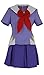 FTSUCQ Womens/Girls The Future Diary Gasai Yuno Mirai Nikki Top&Skirt Cosplay Costume
