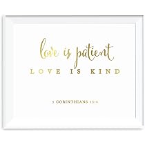Amazon.com : Andaz Press Biblical Wedding Love Quote Wall Art ...