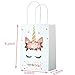 Funnlot Unicorn Party Bags Unicorn Party Supplies As Unicorn Goodies Candy Bags With Glitter(12PCS)
