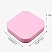 AHIER Portable Contact Lens Case Travel Kit Mirror +bottle + tweezers Container Holder (pink)