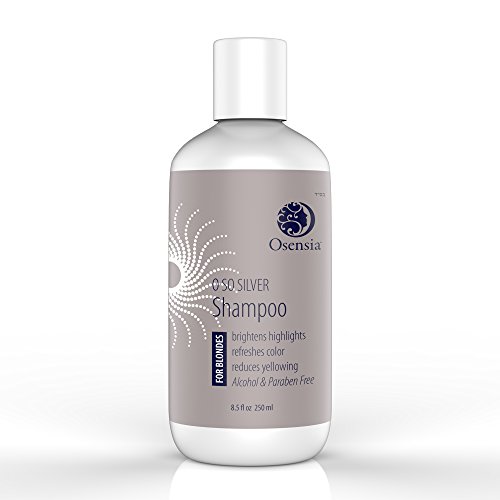 Silver Shampoo Hair Toner - Purple Shampoo Brassy, silver Hair Corrector for Gray, Platinum, and Blonde Hair -Paraben Free Toning Formula Nourishes and Brightens Hair Color by Osensia