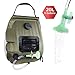 PAOOTICI Solar Shower Bag 5 gallons/20L Camping Shower Bag with Removable Hose and On-Off Switchable Shower Head for Outdoor Traveling Hiking