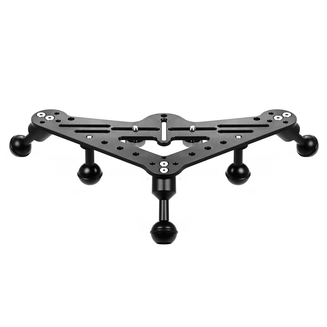 Sea frogs Triangle Tray Aluminium Tray Stabilizer Action Camera Diving Cage Rig Bracket Handgrip for DSLR Underwater Camera Housing (KF35487-A)