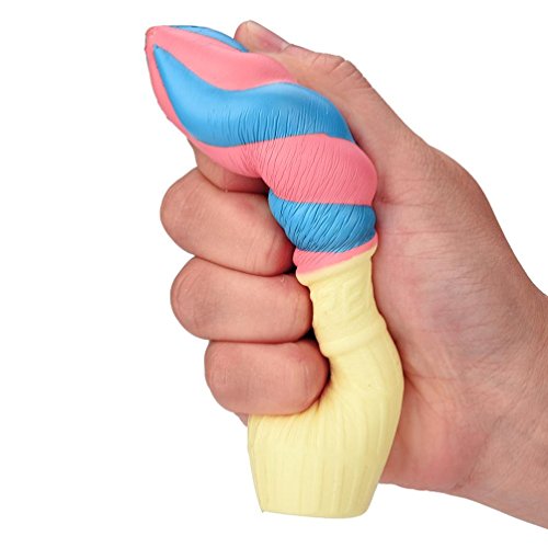 Morecome 16cm Ice Cream Scented Squishy Charm Super Slow Rising Squeeze Kids Toys (C)